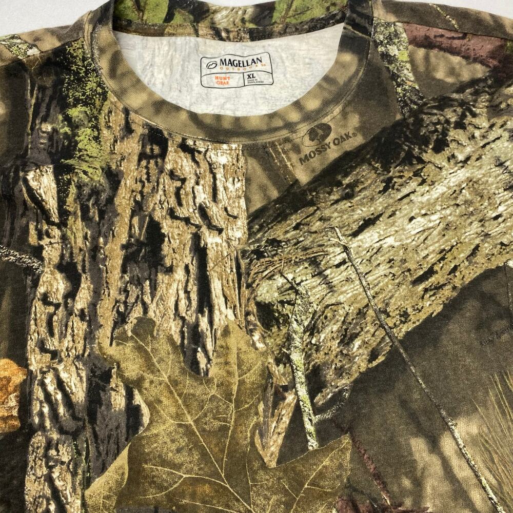 Magellan Outdoors Mossy Oak Camo T‑Shirt – XL 100% Cotton Hunt Gear